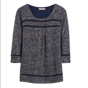 Embroidery Detail Knit Top